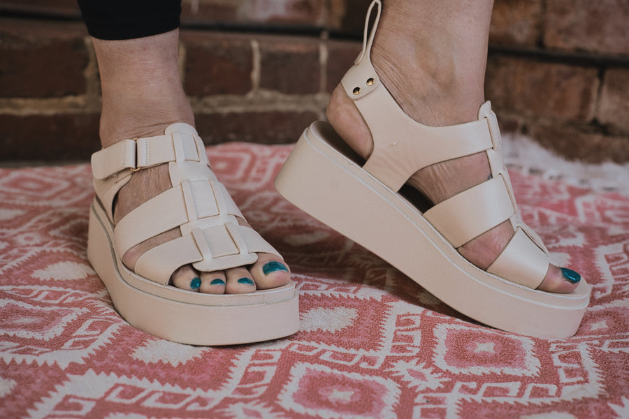 Pasis Sandal - Bone