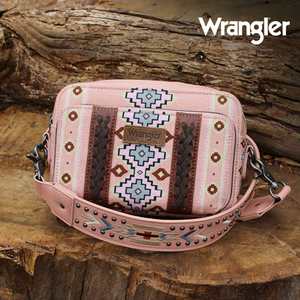 South Western Crossbody Bag - Pink