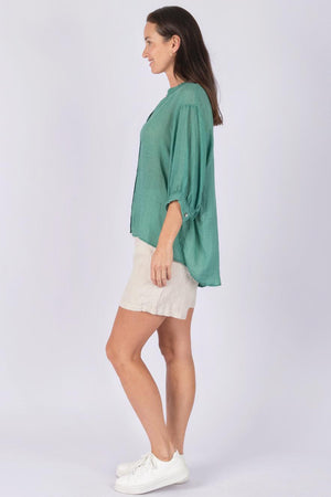 Amara Shirt - Emerald Green