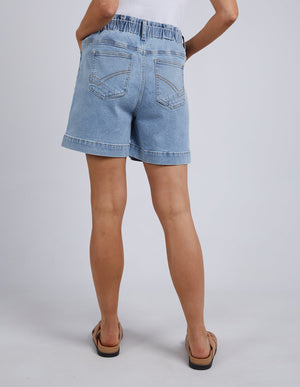 Atlas Denim Short - Mid Blue Wash