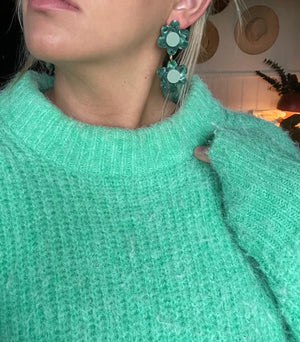 Jolene Earrings - Greens
