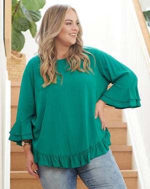 Felicity Top - Emerald