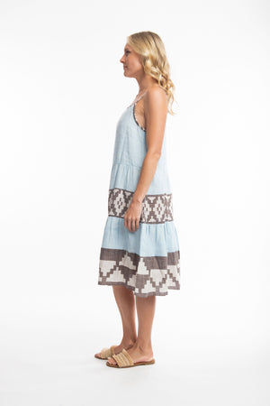 Strappy Pure Linen Dress