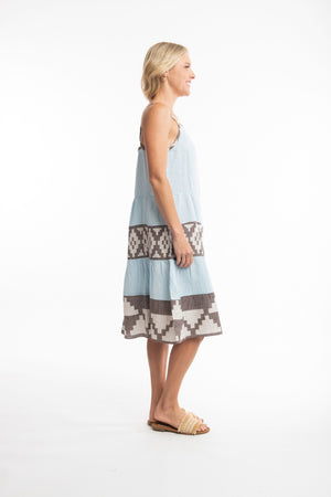 Strappy Pure Linen Dress