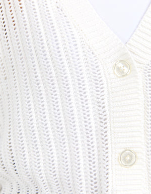 Sasha Lightweight Cardi - Marshmallow