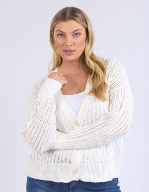 Sasha Lightweight Cardi - Marshmallow