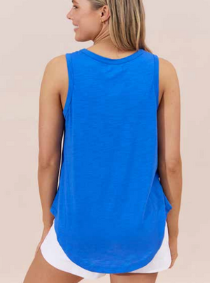 Ava Singlet - Cobalt Blue