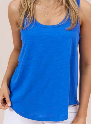 Ava Singlet - Cobalt Blue